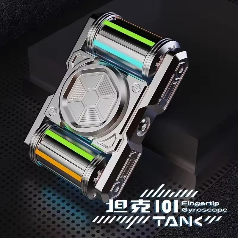 Tank 101 Metal EDC Fidget Toy Mechanical Slider Spinner ADHD Anxiety Relief
