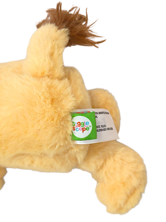 : Giggle Scape Target Lion Heart Plush Beanbag Stuffed Toy 9.5"