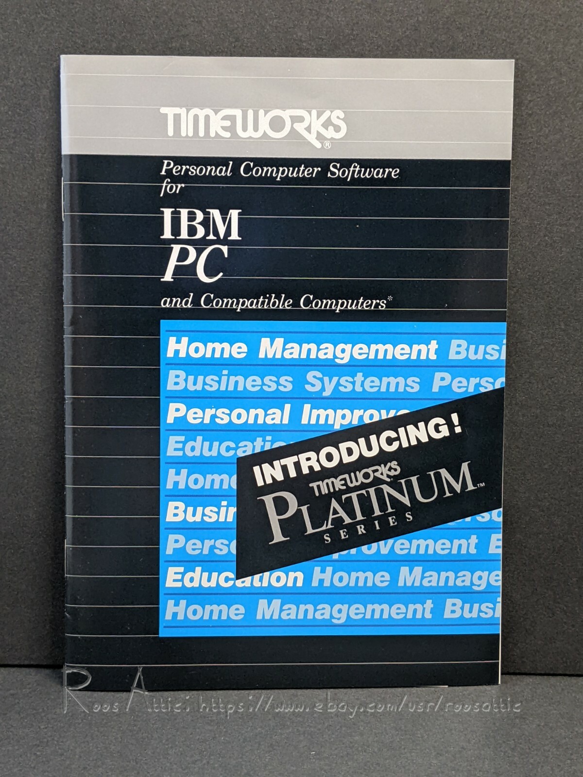 Timeworks Dos Rx Utilities Program for IBM: User Guides Only / NO SOFTWARE