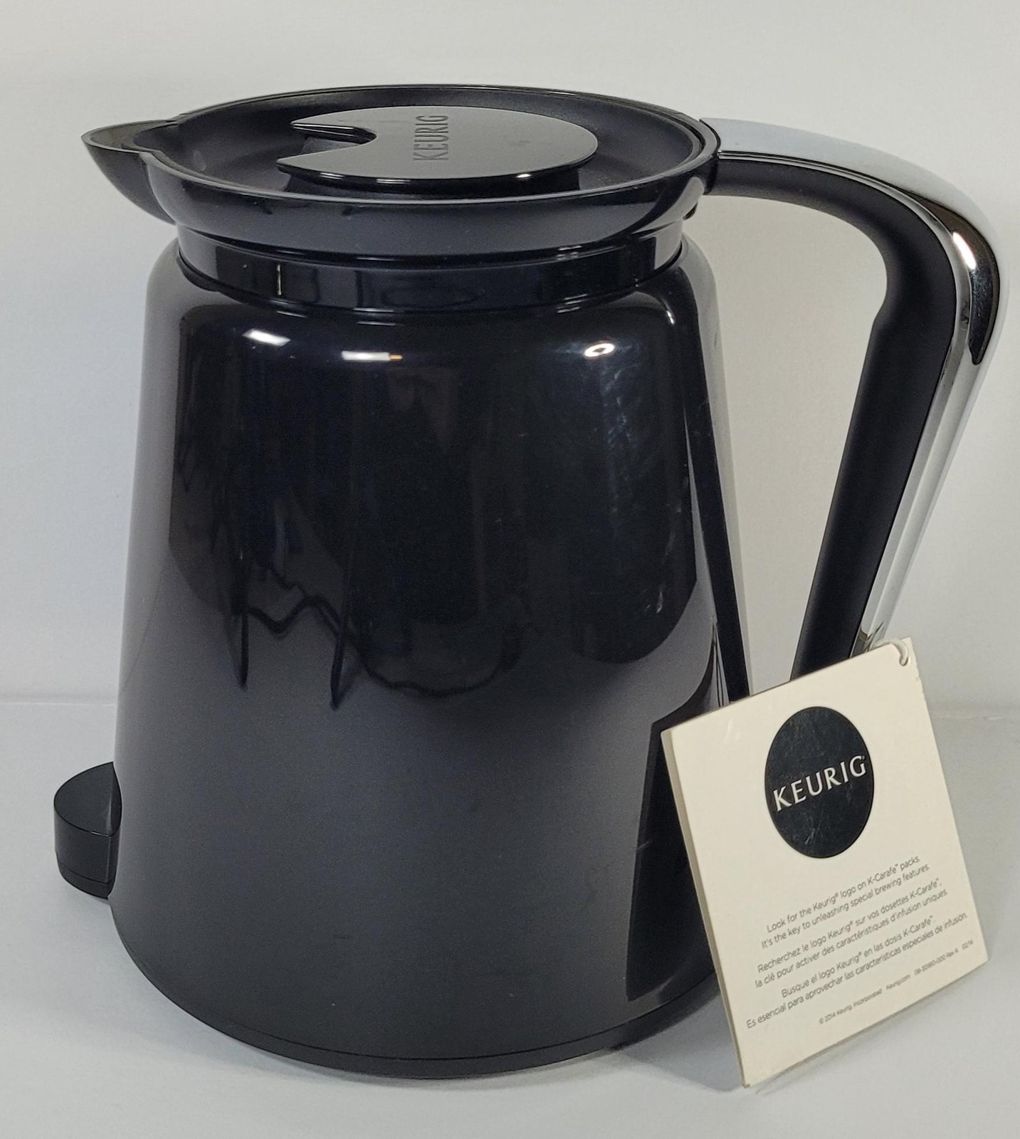 Keurig 2.0 Carafe Black Plastic Coffee Pot Replacement Accessory K-Carafe