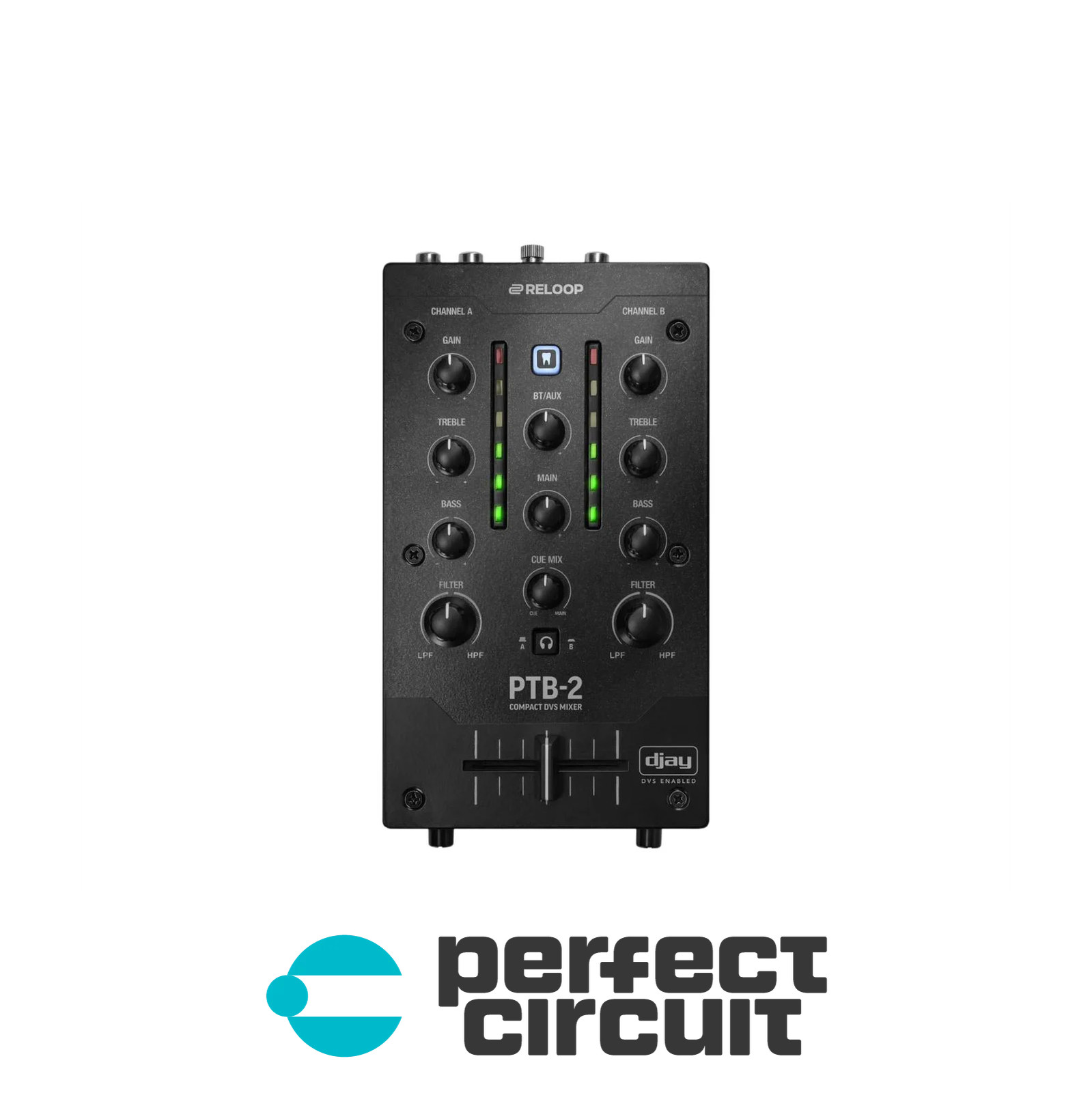 Reloop PTB-2 2+1 Channel Performance DJ Mixer DJ MIXER - NEW - PERFECT CIRCUIT