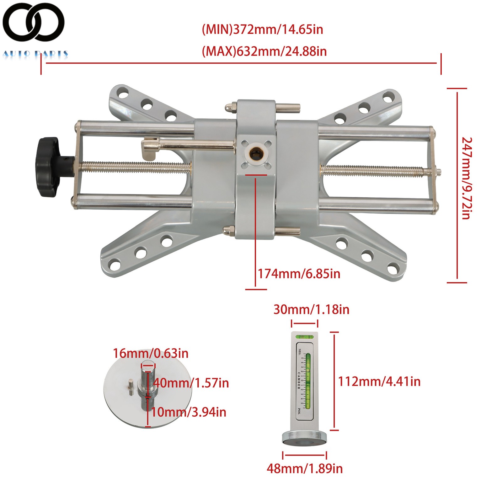 For Camber Caster Gauge Wheel Alignment Rack 3D DSP Wheel Alignment Rack Tool