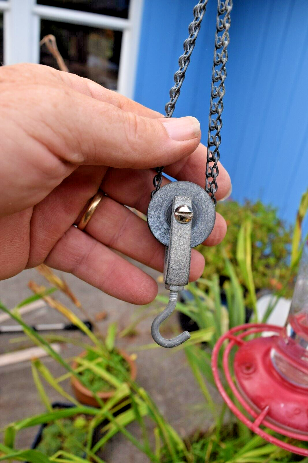 VNTG Mini Chain Block & Tackle Winch Physics Demonstration 29 inch length