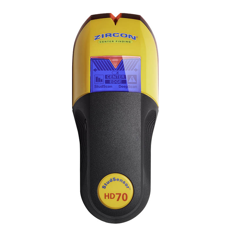 Zircon StudSensor HD70 Stud Finder Locates Wood Metal Studs & WiresWarning (8C)
