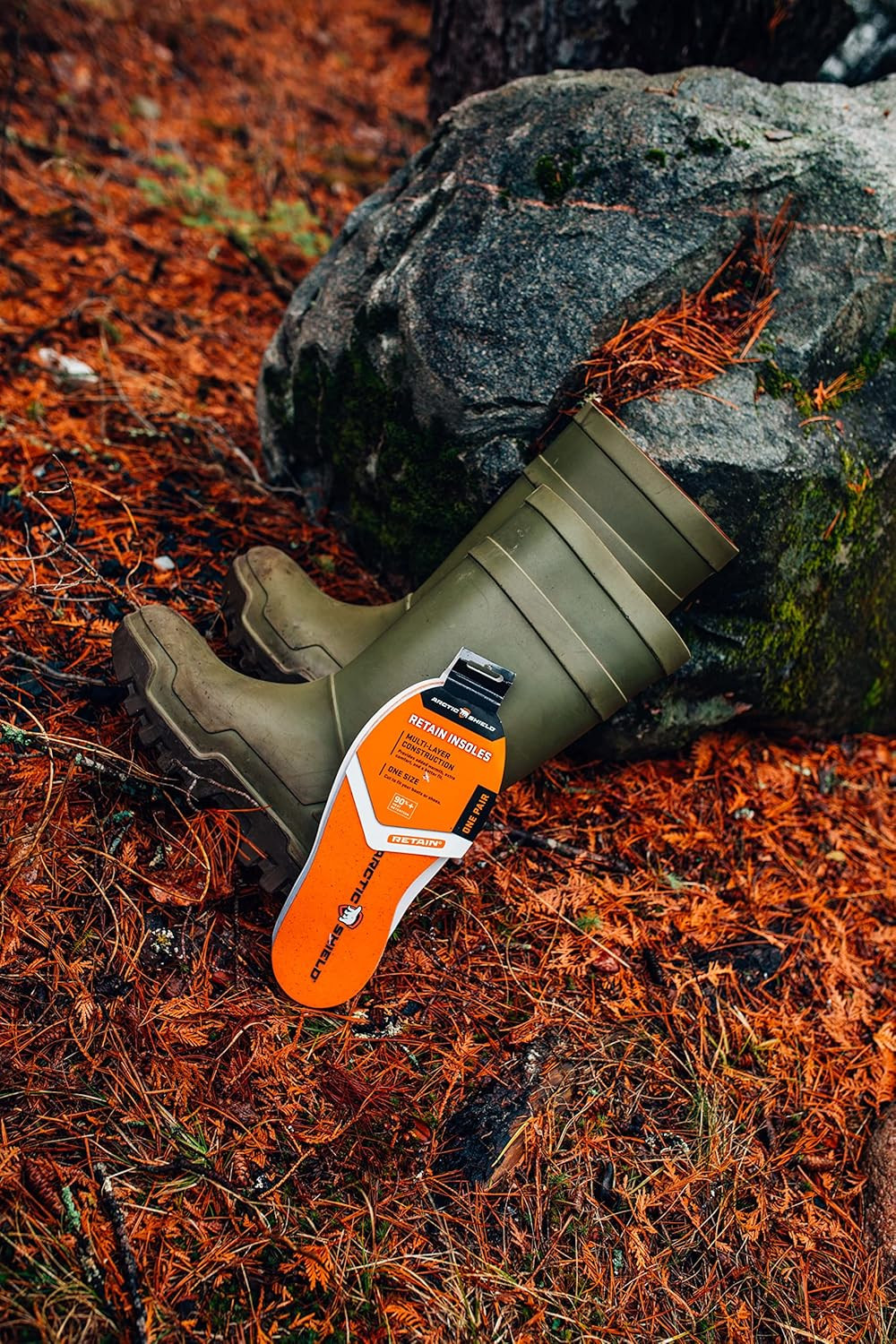 Heat Retain Boot/Shoe Insole, Orange