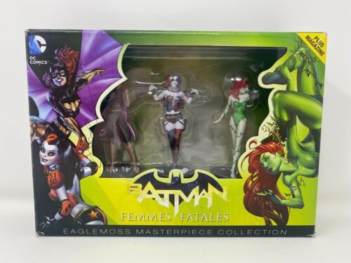 Eaglemoss: Batman Femmes Fatales Batgirl, Harley Quinn & Poison Ivy[USED - GOOD]