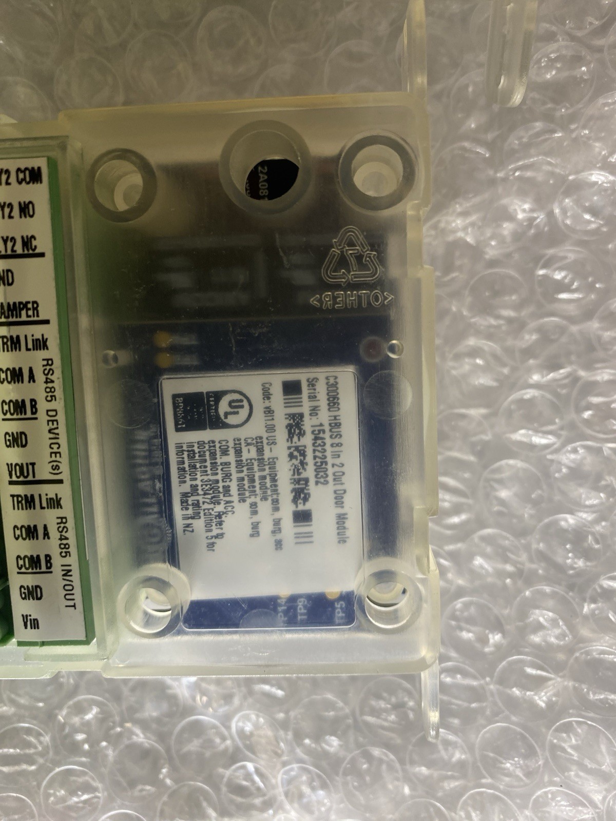 Gallagher C300660 HBUS 8 In 2 Out Door Module