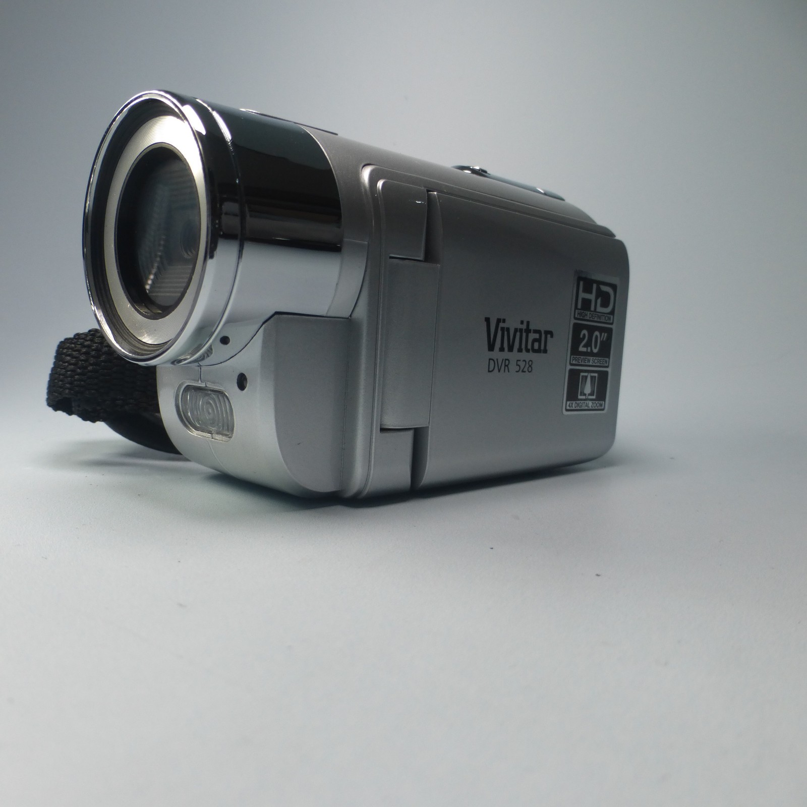 Vivitar DVR-528 5.0MP Compact Digital Video Recorder Silver Tested