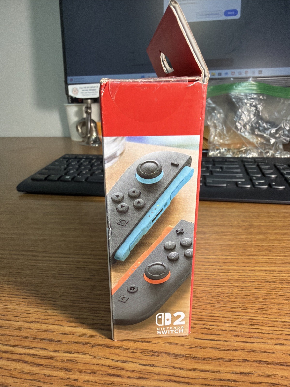Authentic Nintendo Switch 2 Joy-Con Joycons L/R Light Blue/Red BRAND NEW SEALED