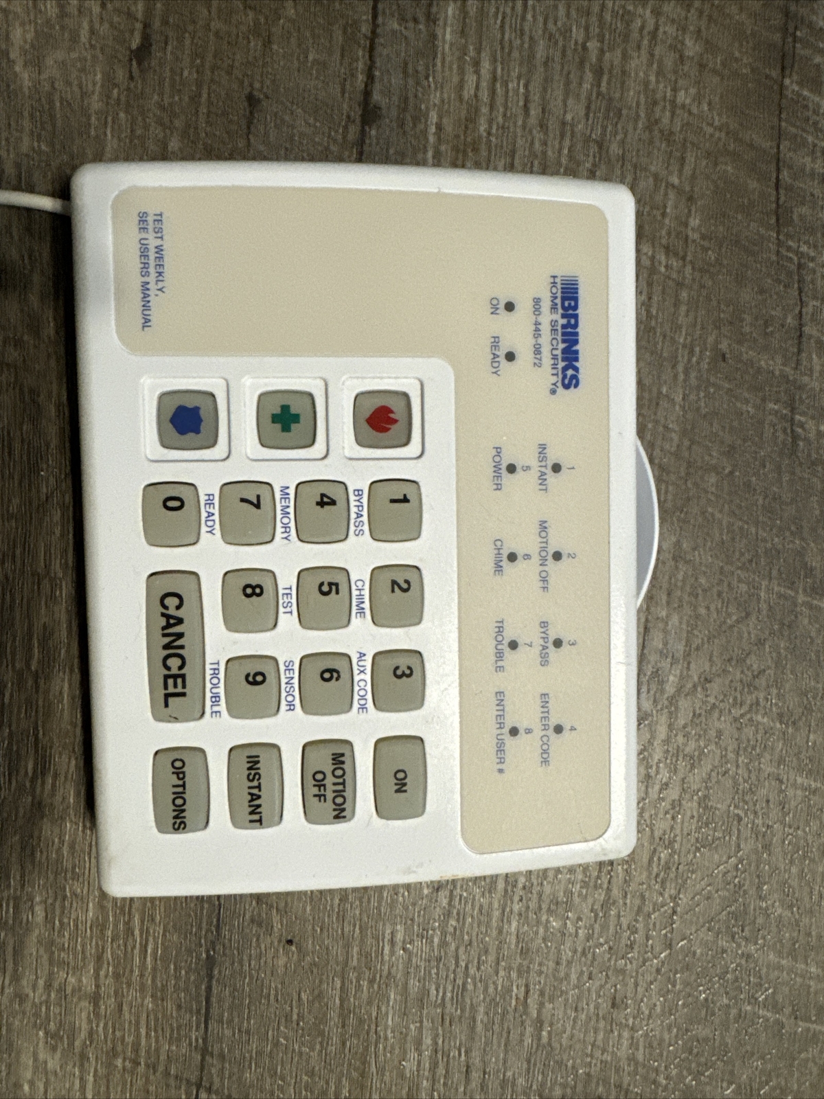 AG-719 - Brinks Home Security Panel