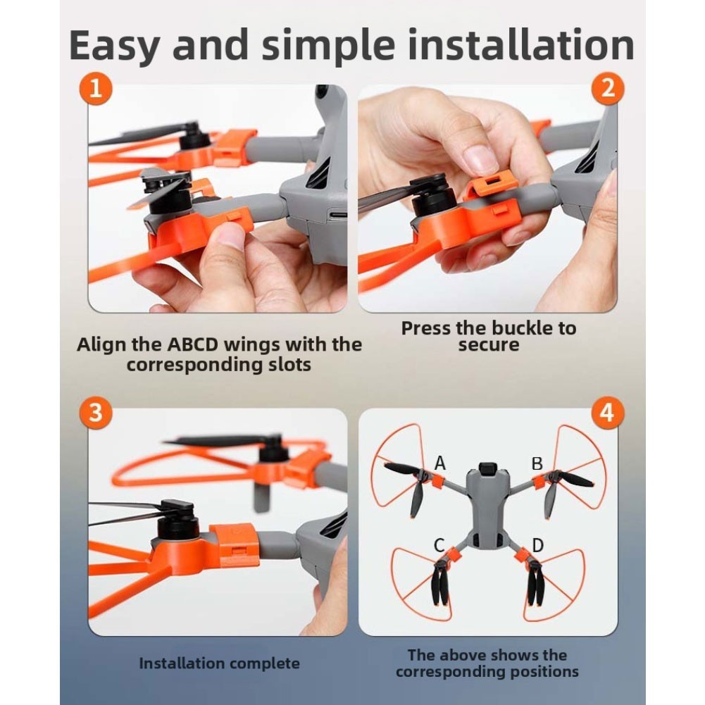 Quick Release Lightweight Propeller Guard Compatible with For DJI for mini 5Pro