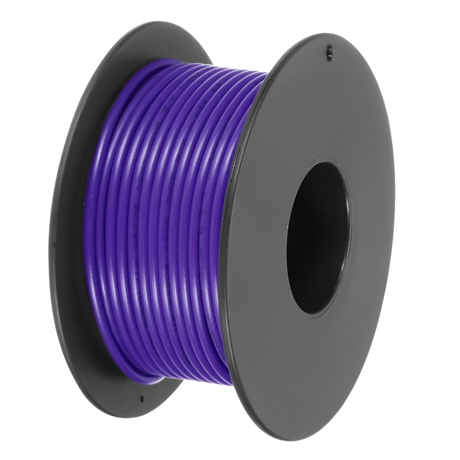 20AWG Stranded Wire PVC Hookup 15M/49ft Purple Electrical Wire UL1007 Spool