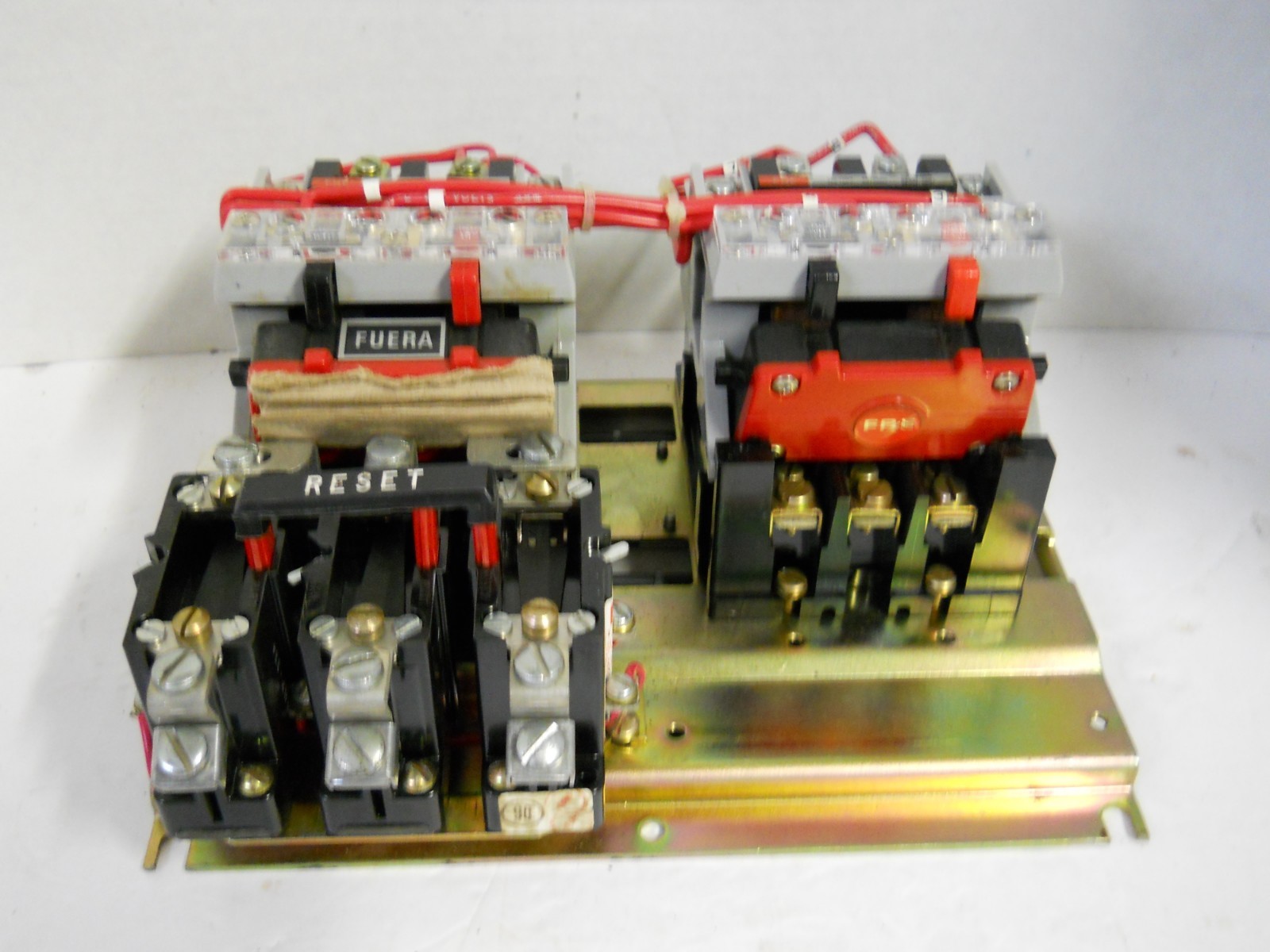 Electric FPE AH34-133-UC 20 Motor Starter 600 VCA w/Reset Federal Pacific NOS