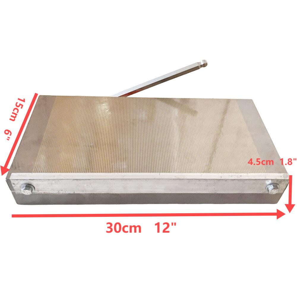 Permanent Magnetic Chuck, 12inx6in Rectangular Fine Pole Magnetic Chuck