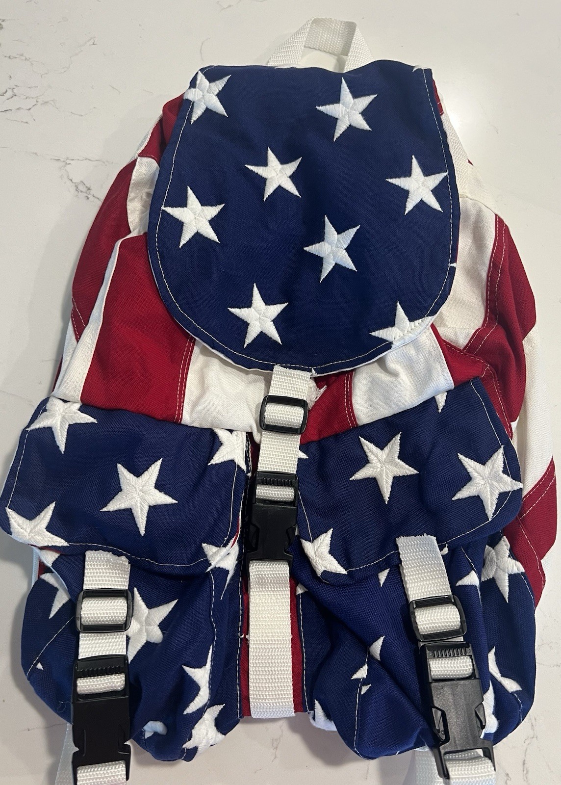 Vtg Limited Edition Ltd Old Glory USA Flag Backpack July 4 250 Years America