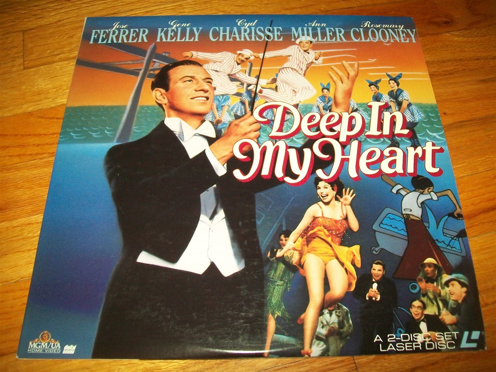DEEP IN MY HEART 2-Laserdisc LD EXCELLENT CONDITION VERY RARE W/TRAILER!