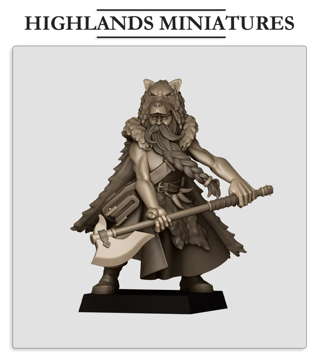 Mergenheim Druid - 28-32mm Sunland - Resin Tabletop Miniature