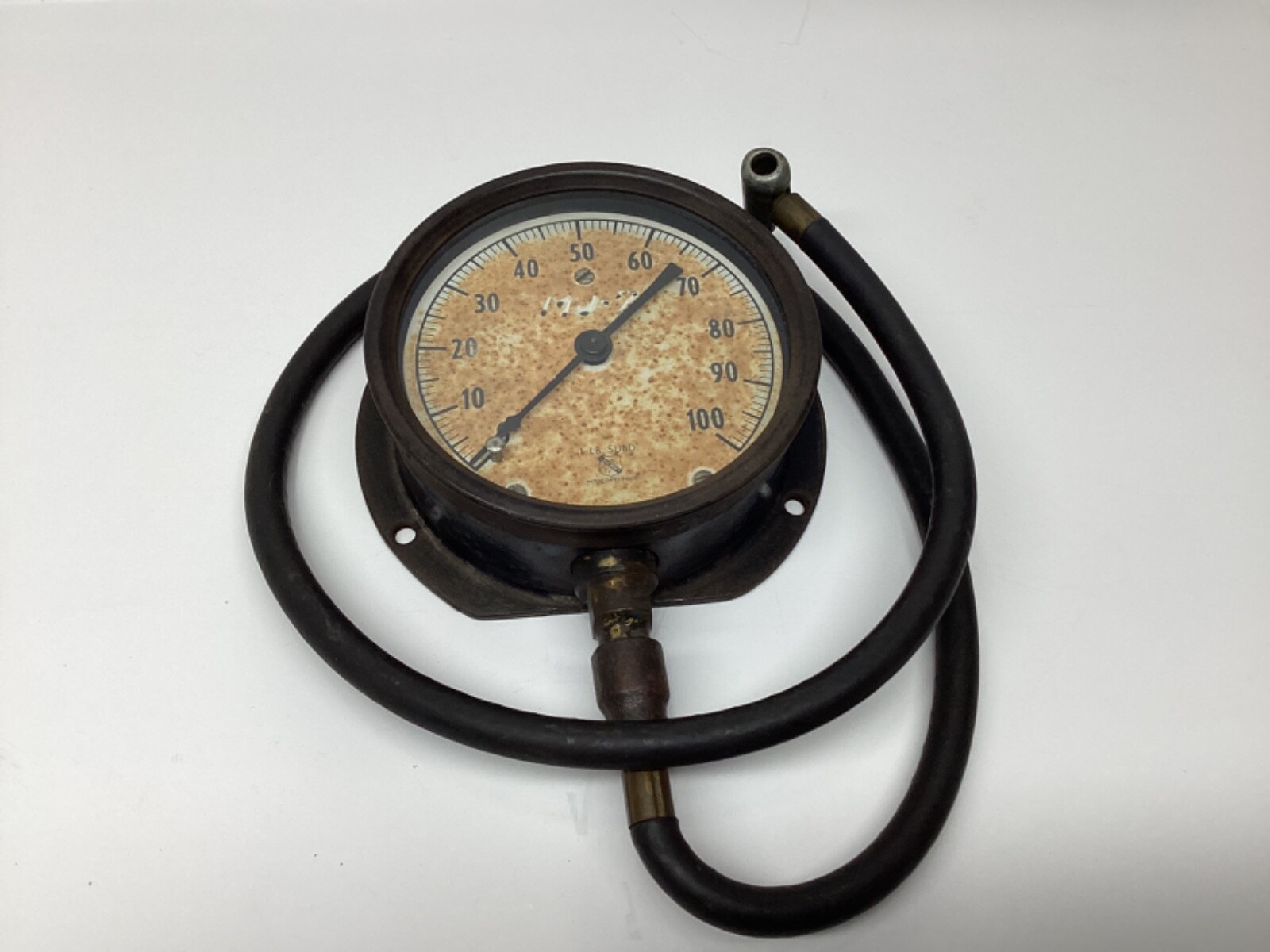 1850  Ashcroft 1 lb. SUBD  Automobile Tire Pressure Gauge.