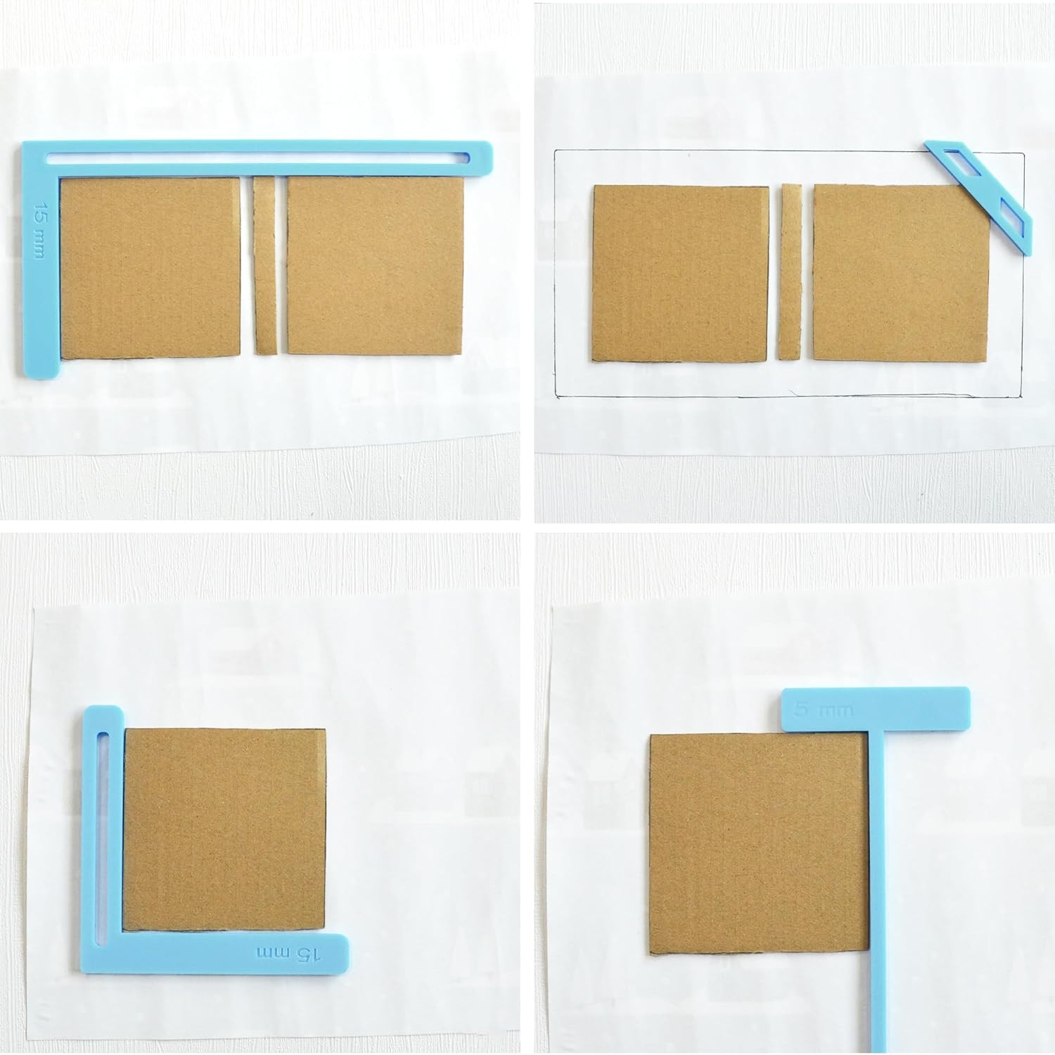 UPTTHOW 9Pcs Bookbinding Easy Scrapbooking Tool for Starter, Complete Great Sten