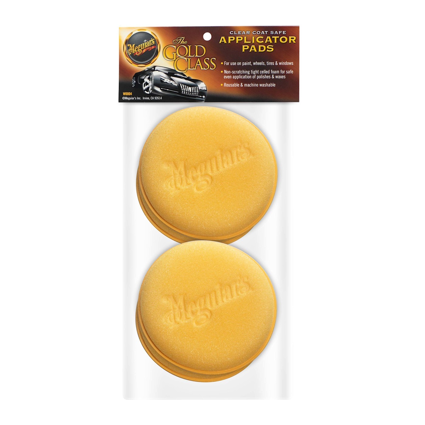 Meguiars W0004 Wax/Polish Applicator Pads Set of 4