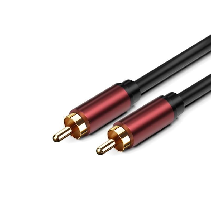 Fteysak Subwoofer Cable (5 Feet), RCA to Audio Stereo Cable, Male Rose