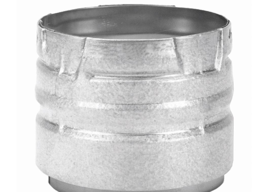 DuraVent PelletVent 3in Appliance Adapter Multi-Fuel Stove Pipe Fitting 3PVL-AD