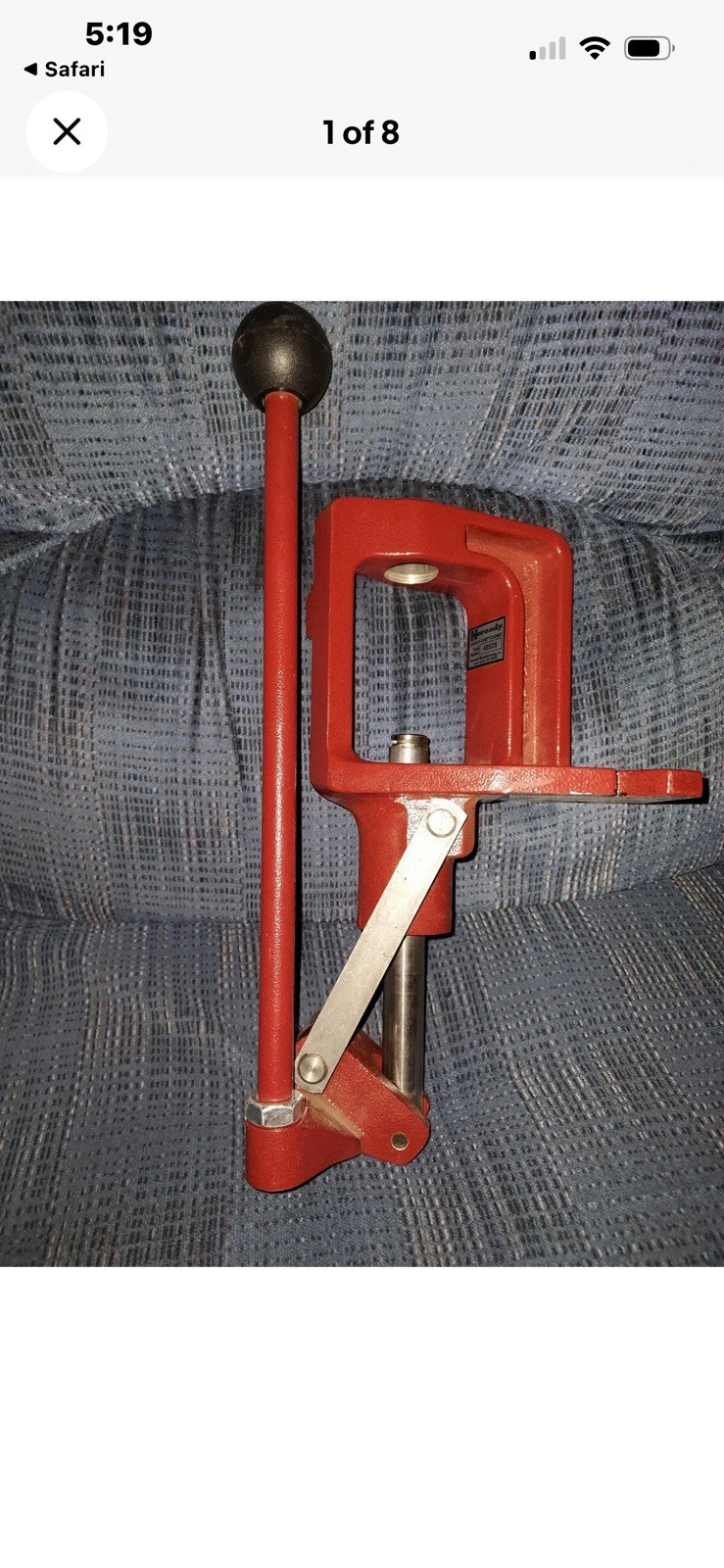 Hornady Lock-N-Load Classic Hand Reloading Press 1 Station Rifle