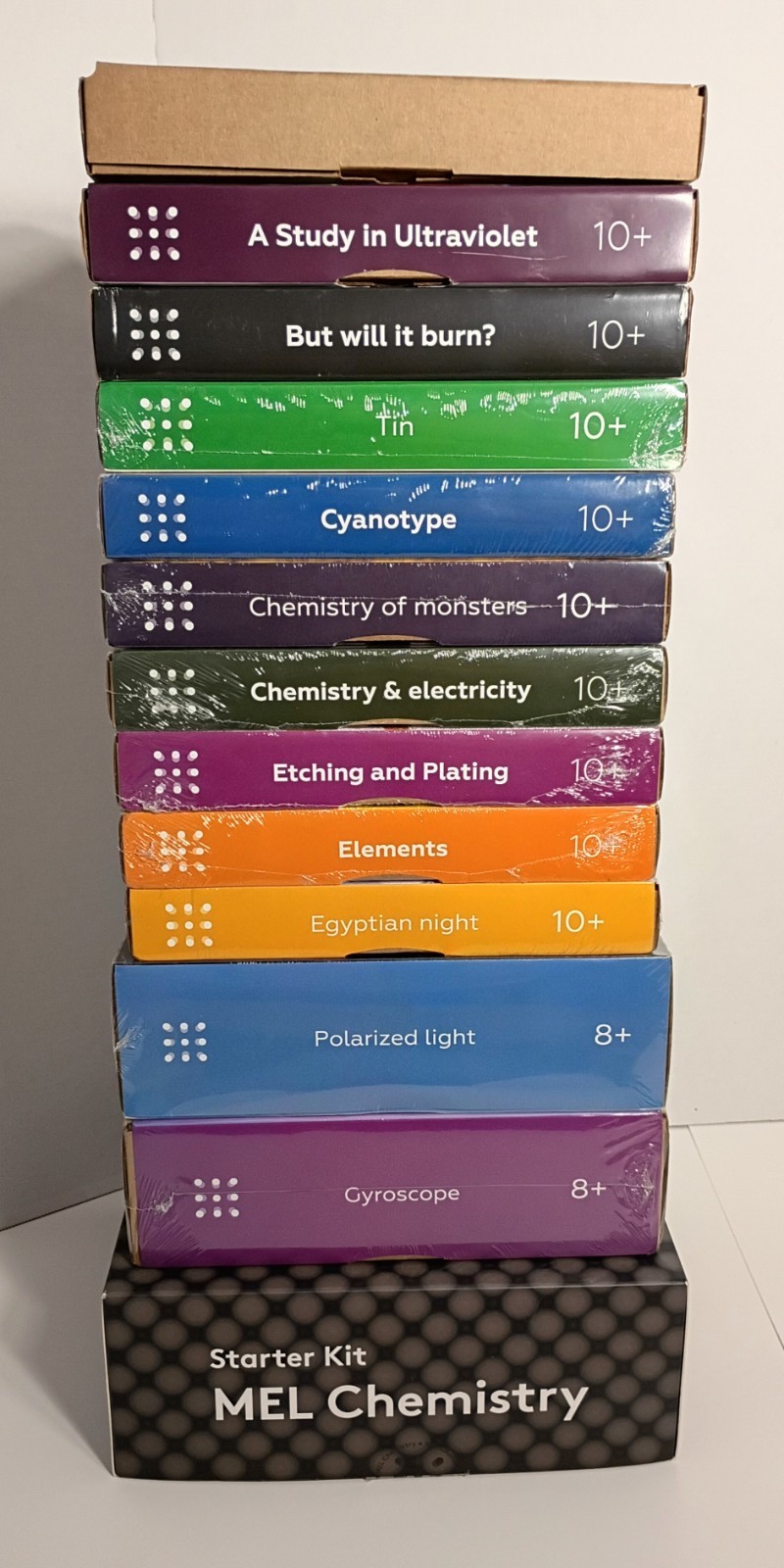 MEL Chemistry Starter Kit & 11 Science Kits,  Most Sealed, Homeschool Science