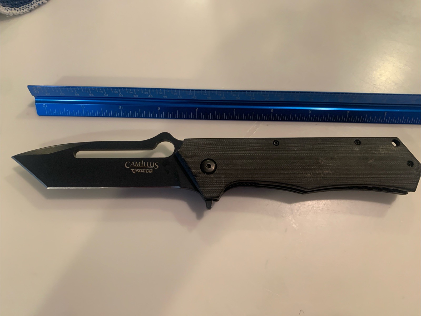 Camillus Titanium Folding Pocket Knife Beast VG10 Blade Carbonitride Tanto
