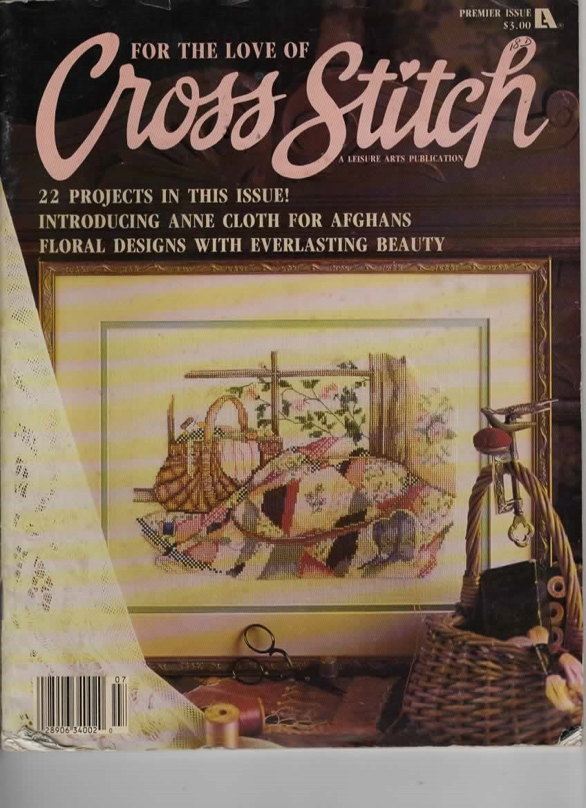 Leisure Arts FOR THE LOVE OF CROSS STITCH Magazine Counted Your Choice