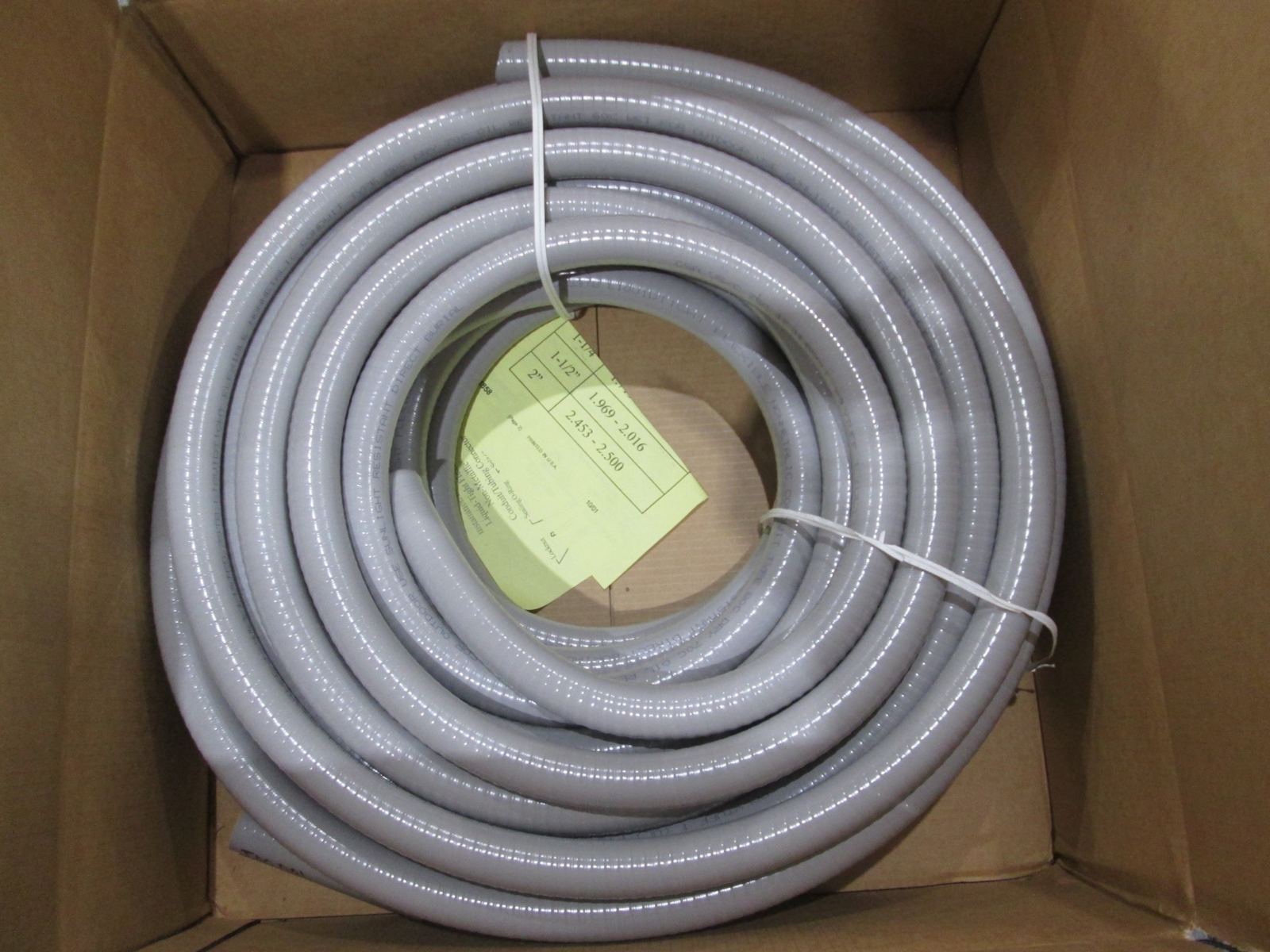 Hubbell, Kellems Polytuff, 1" Liquid Tight Conduit, 205-687, 100', New