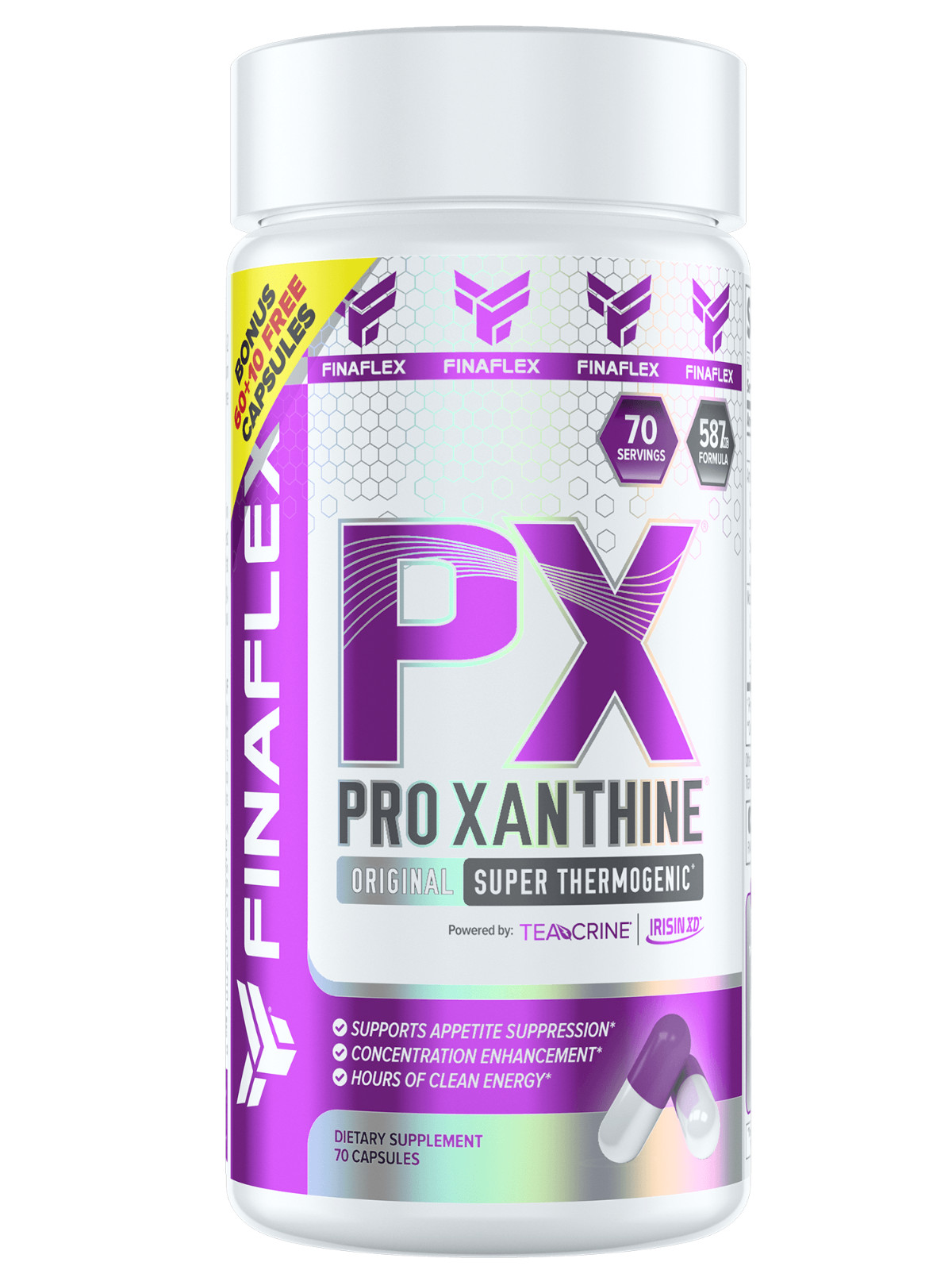 FINAFLEX PX Pro Xanthine 500-XT Weight Management - 70 Capsules