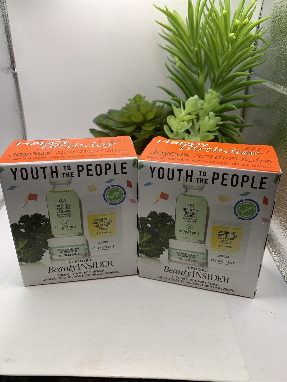 2 Youth To The People Superfood Set: Cleanser, Moisture Cream, Dream Mask