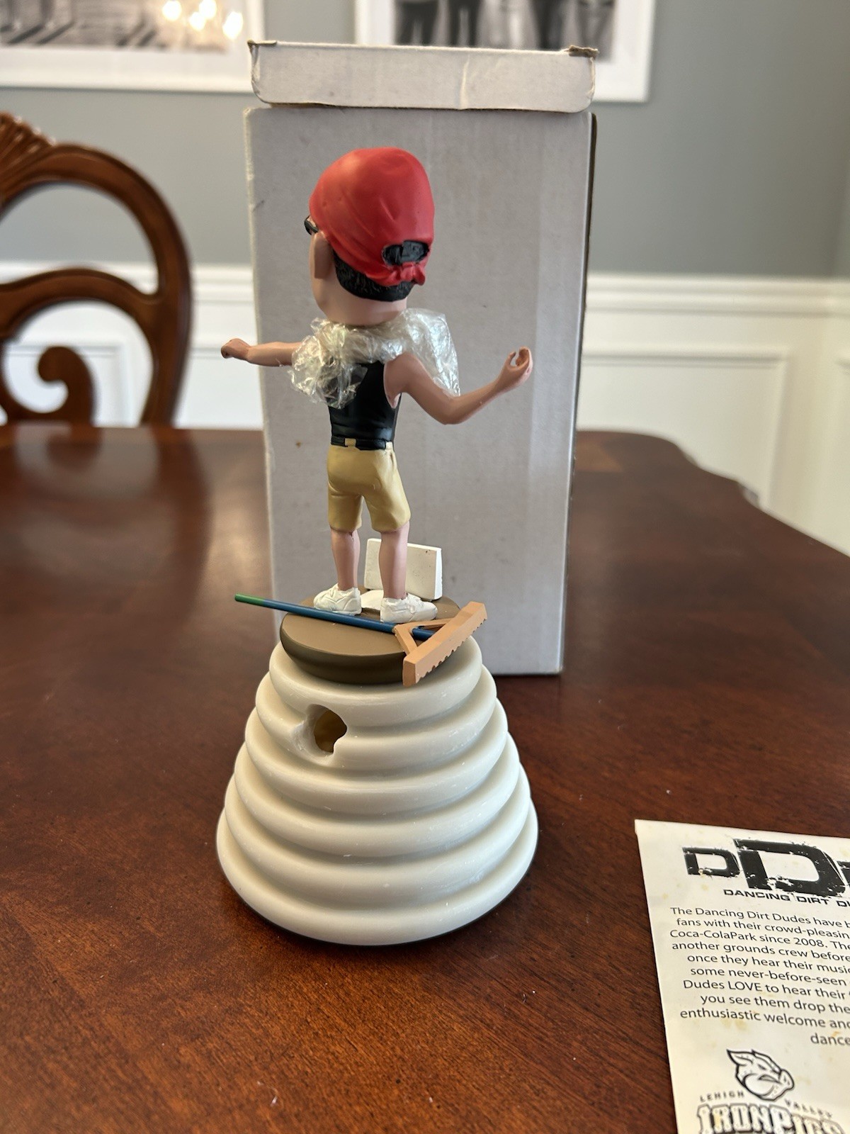Lehigh Valley IronPigs Philadelphia Phillies Chia Dancing Dirt Dudes Bobblehead