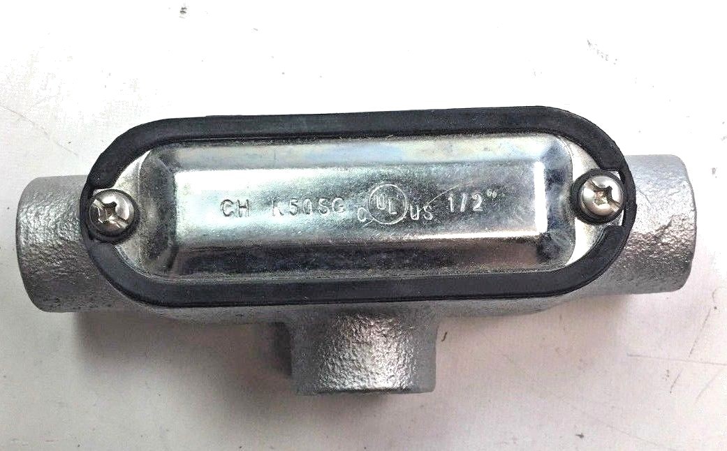 Crouse-Hinds 1/2" T50M Conduit Outlet Box Body