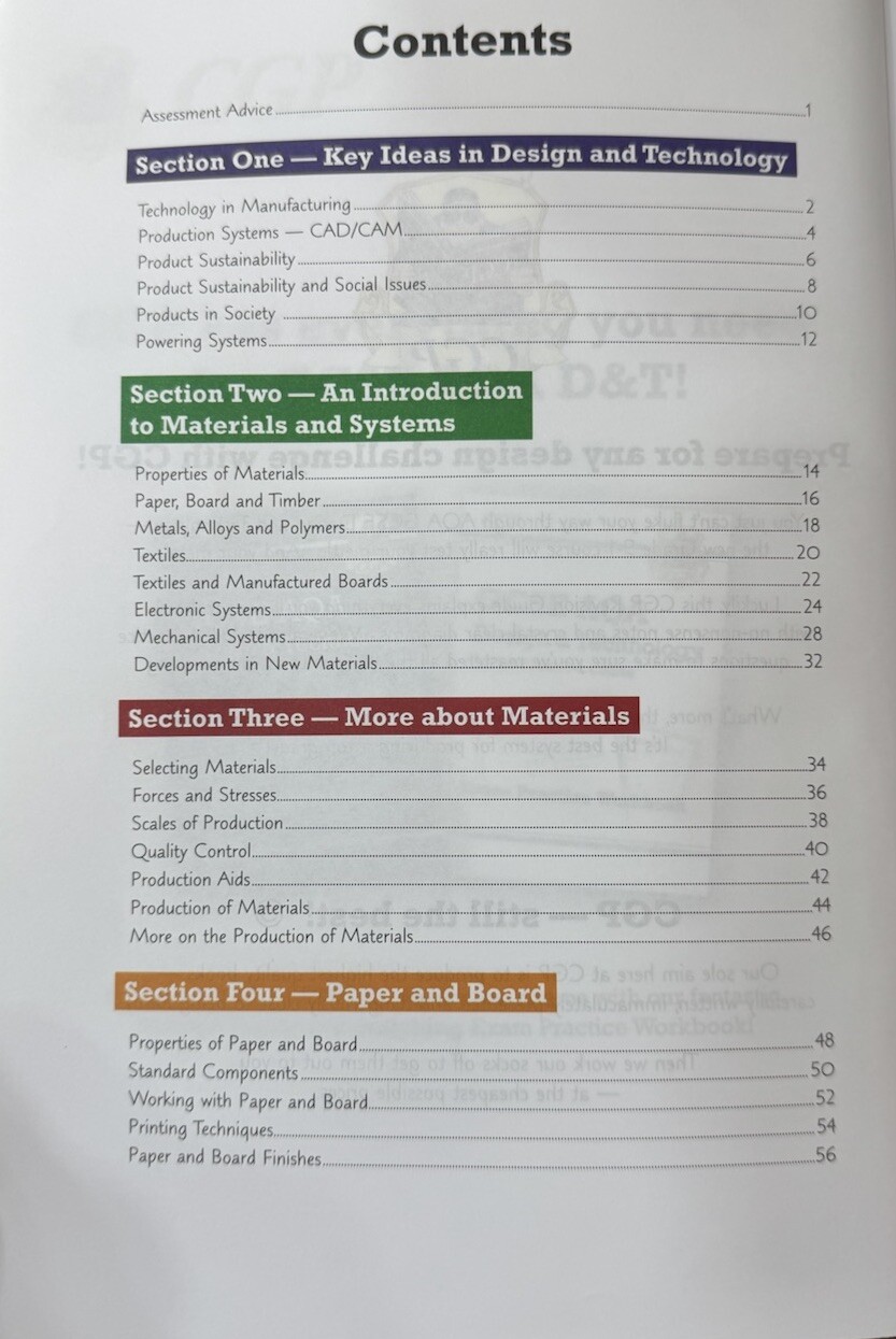 CGP GCSE AQA (Grade 9-1) Design and Technology revision guide