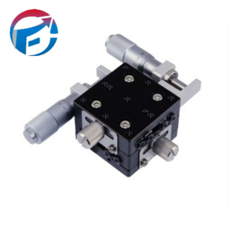 XY Axis Linear Stage Positioner Trimming Platform Manual Sliding Table 40x40mm