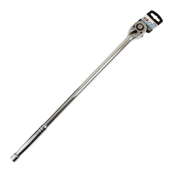 US PRO Tools 1/2" Drive Extra Long 510mm 72t Quick Release Ratchet NEW 4154