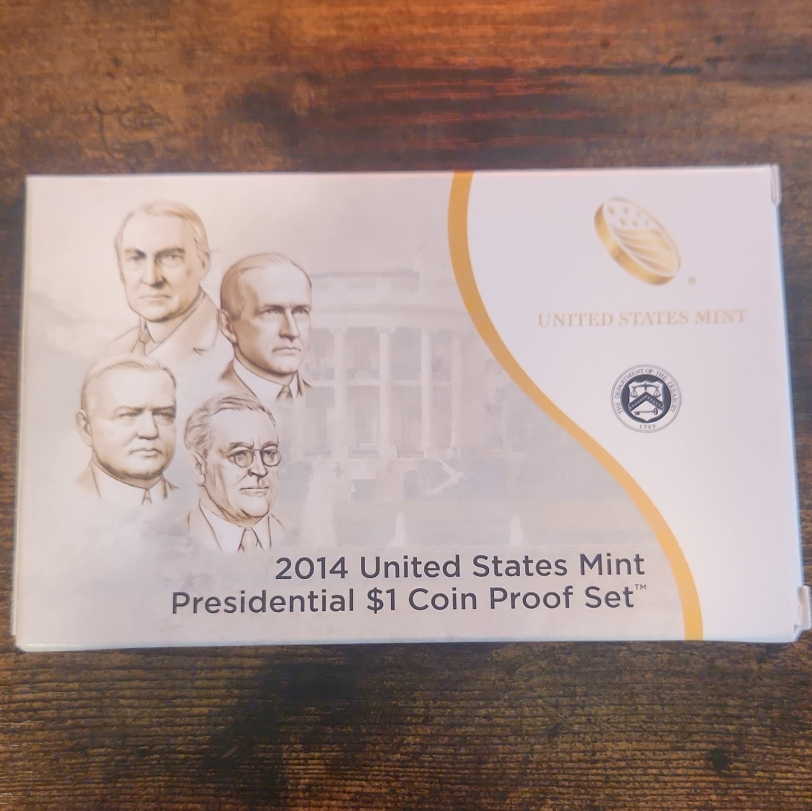 United States Mint 2014 Presidential $1 Proof Set San Francisco w/ Certificate