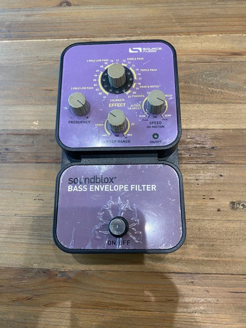 Soundblox Bass Envelope Filter Bass Guitar Effect Pedal Used