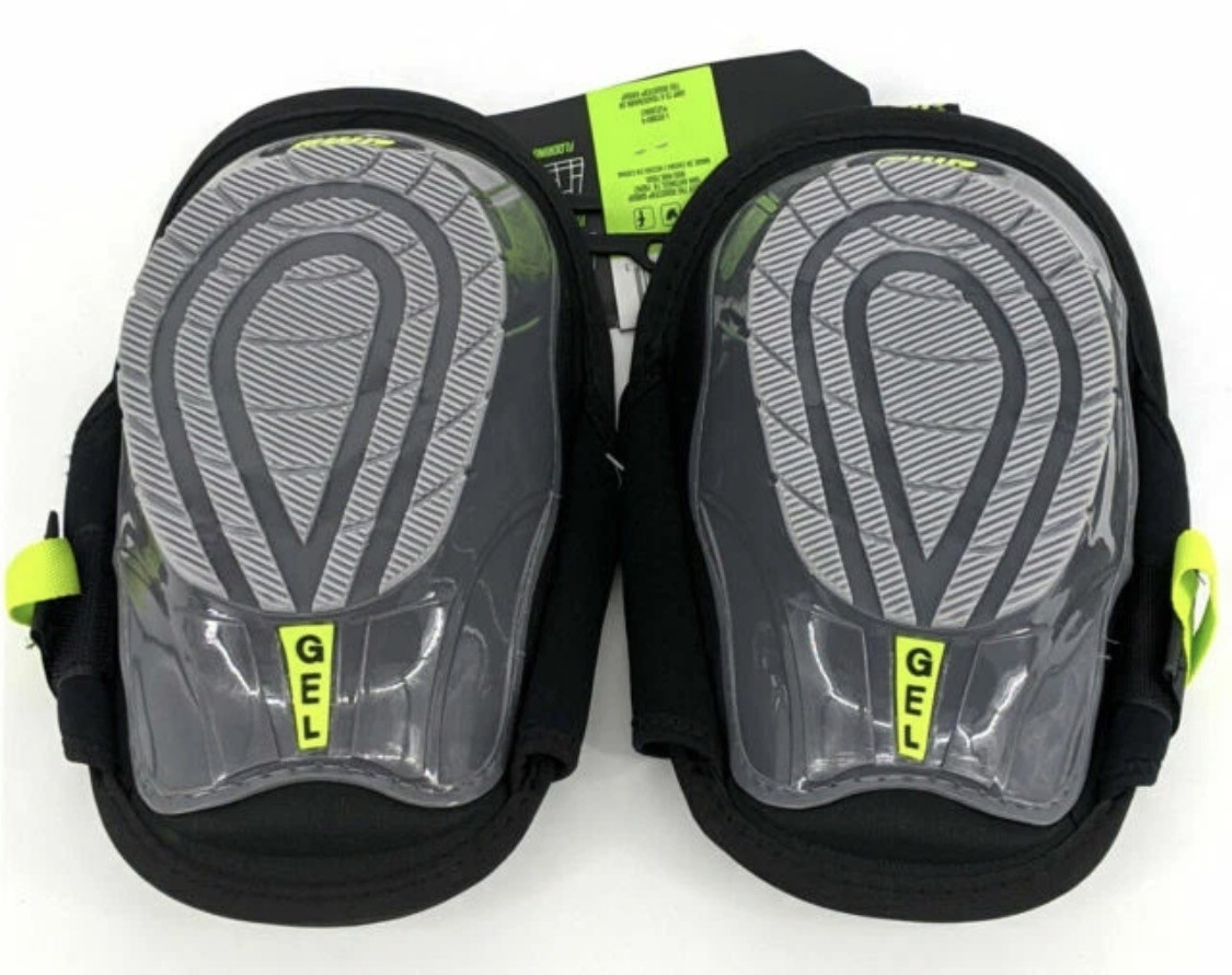 AWP Gel Stabilizer Non-Skid Knee Pads with Dual 1 Pair, Black, Grey, Green.