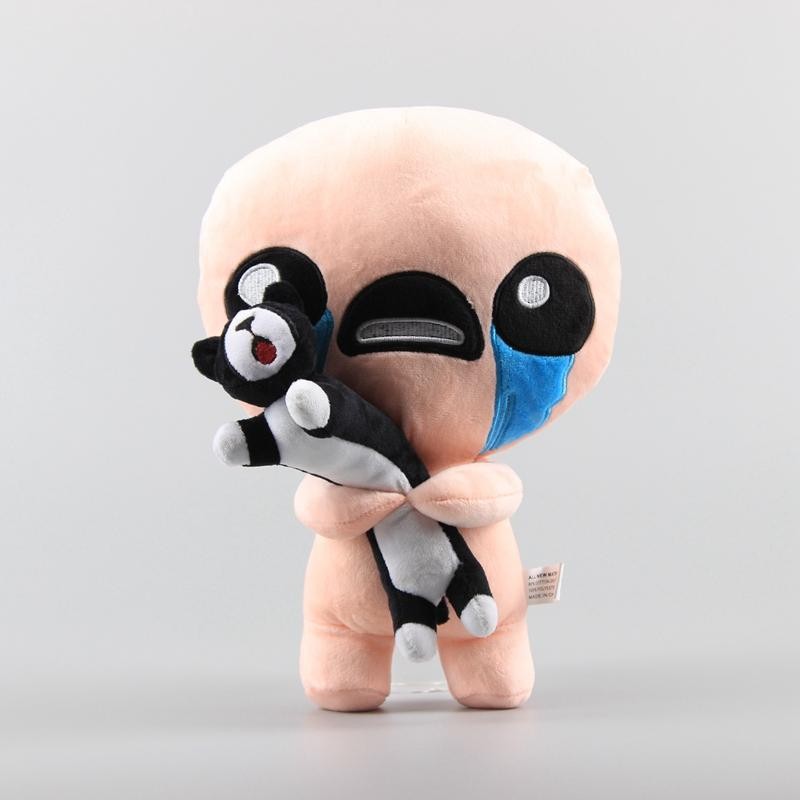30cm the Binding of Isaac Plush Toys Isaac with Black Cat Plush Soft Stuffed