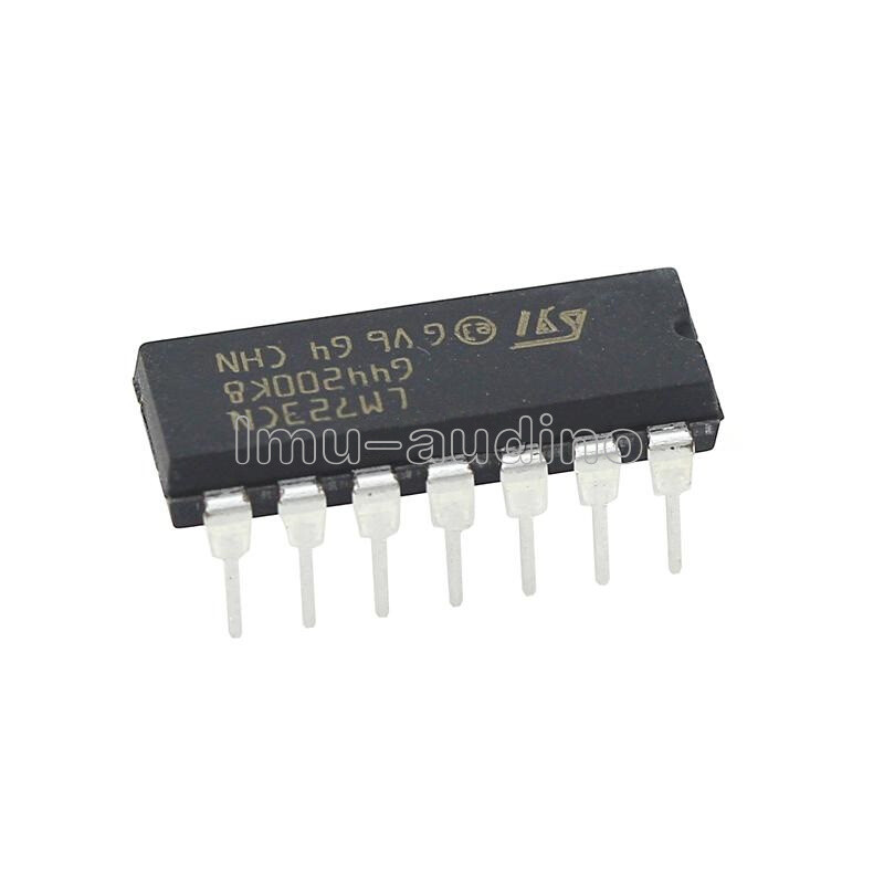 2pcs LM723CN LM723 Adjustable Voltage Regulator 2-37V 150m NEW