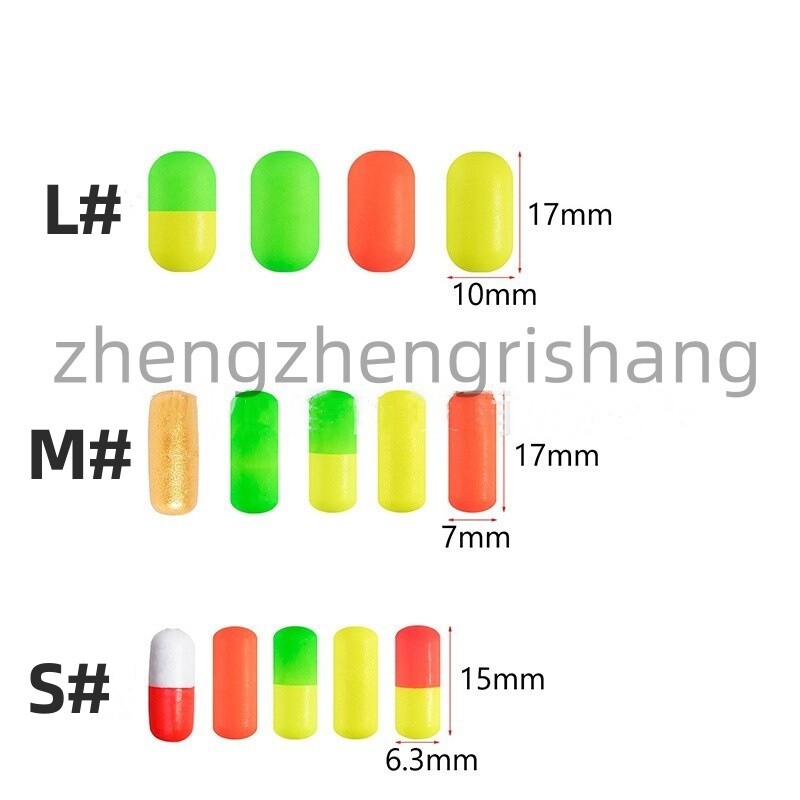 50Pcs Pompano Rig Floats Foam Float Cylinder Float Snell Floats for Surf Fishing