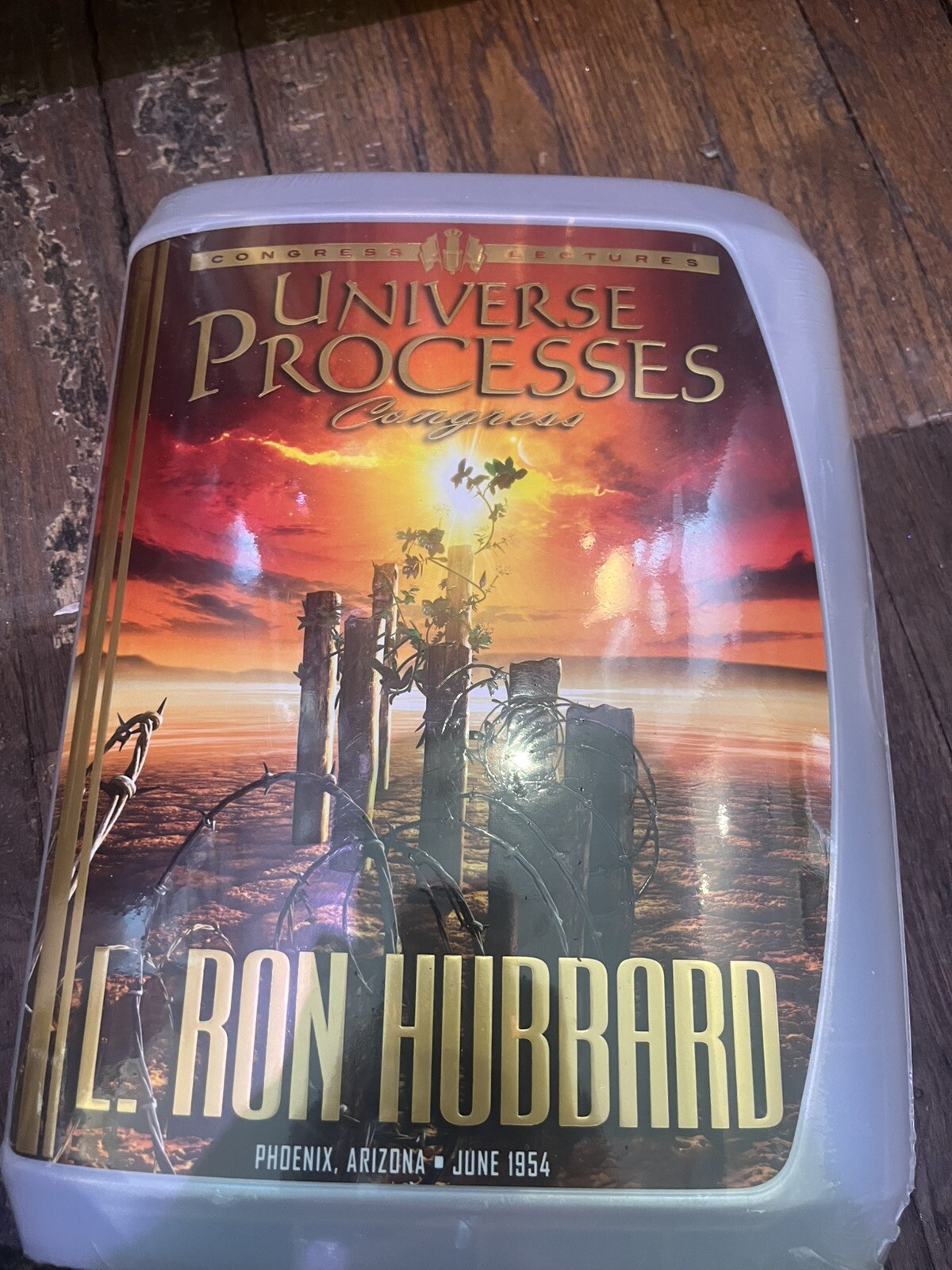 Scientology L Ron Hubbard disk/booklet lecture set (SEALED)