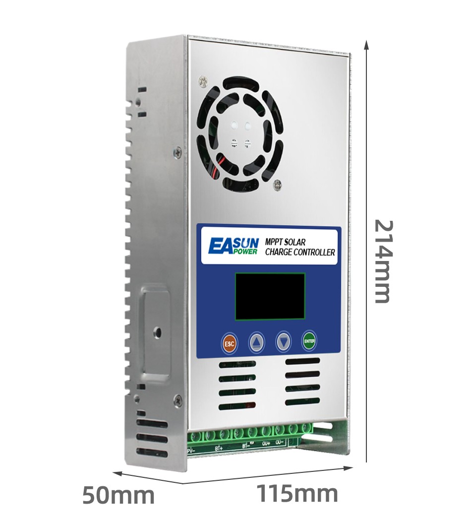 Easun 100A 80A 60A MPPT Solar Panel Regulator Charge Controller 12/24/36/48V US