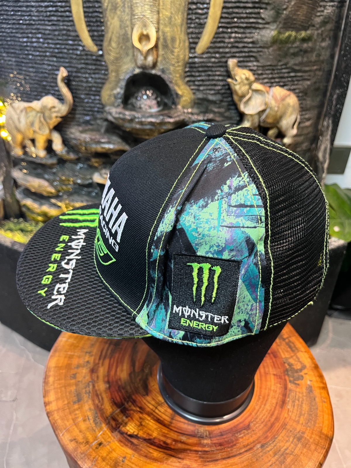 Monster Energy Men s Baseball Cap with Mesh Back and Adjustable Size Black