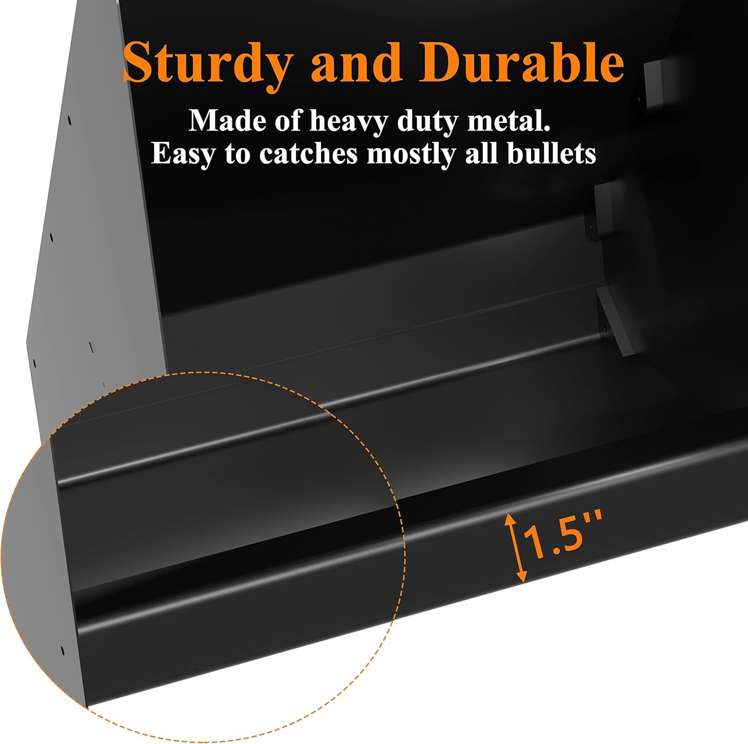 Air Rifle Pellet Trap Target .22/.177 Caliber Heavy Duty BB Trap Target W/ 10pcs