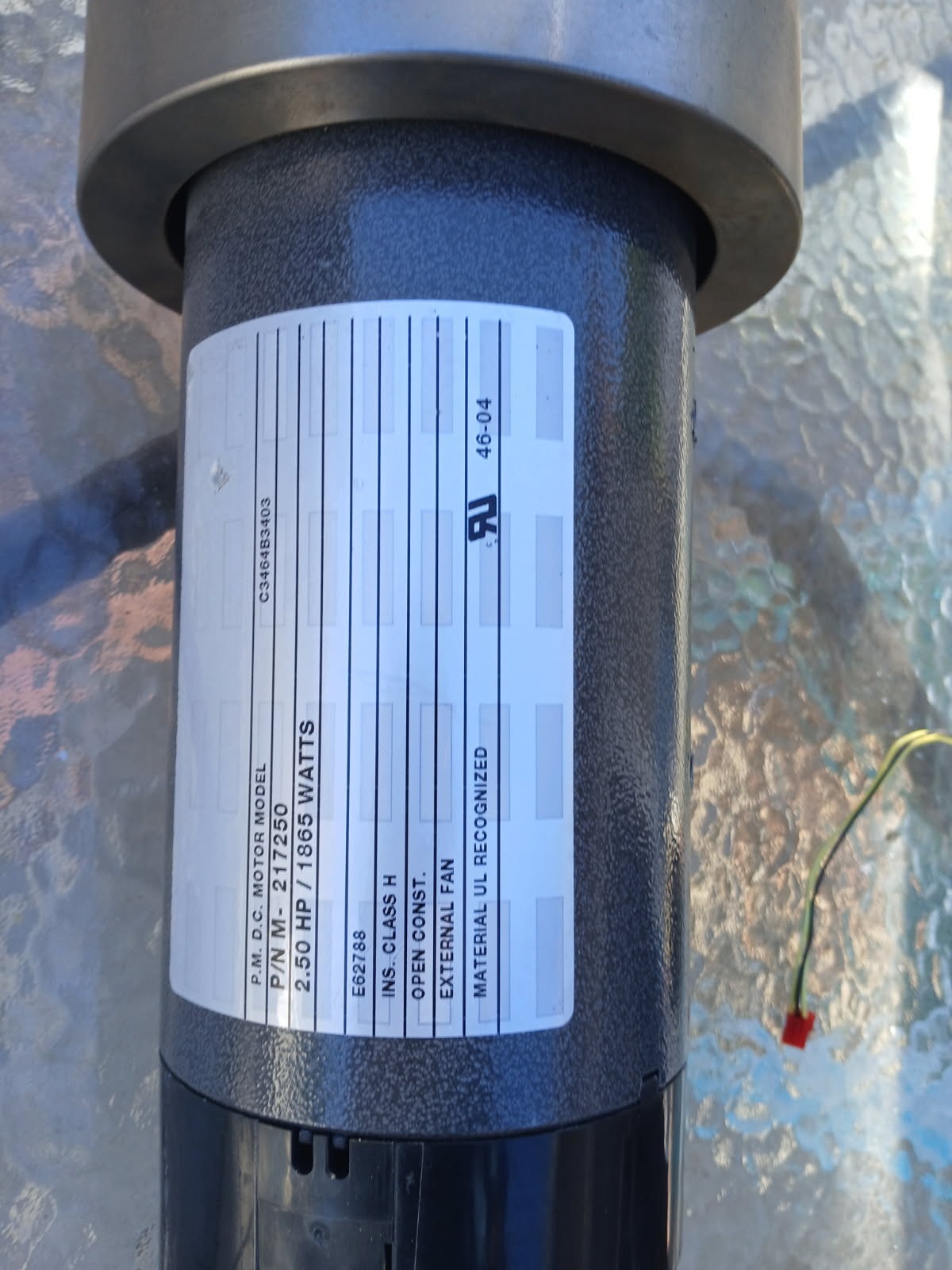 pn 217250 icon nordictrack 2.5HP 12V DC Motor - Pulled From A Working Unit