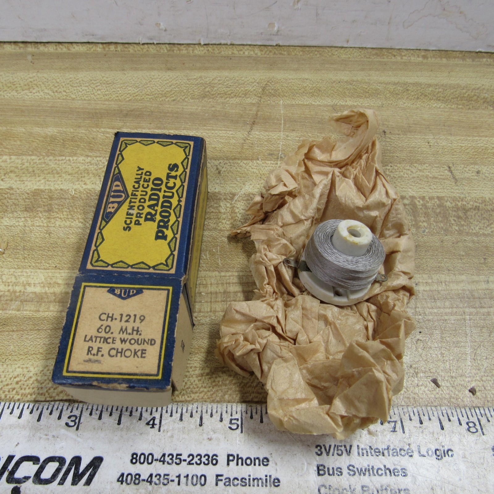 CHOKE RF 60 mHY BUD CH-1219 HAM RADIO